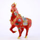 A perfect cloisonné horse ornament