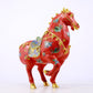 A perfect cloisonné horse ornament