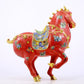 A perfect cloisonné horse ornament