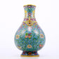 A perfect cloisonne lotus pattern amphora