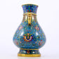 A perfect cloisonne lotus pattern amphora