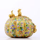 An exquisite cloisonné 'squirrel and grape' pattern box