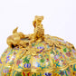 An exquisite cloisonné 'squirrel and grape' pattern box