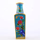 A pair of exquisite cloisonne 'butterfly flower' vases