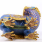 An exquisite cloisonné auspicious animal censer