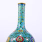 An exquisite cloisonné vase with lotus pattern