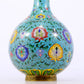 An exquisite cloisonné vase with lotus pattern