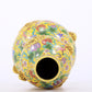 An exquisite cloisonné dragon-patterned gourd-shaped bottle with lid