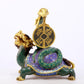 An exquisite cloisonne auspicious animal ornament