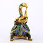 An exquisite cloisonne auspicious animal ornament