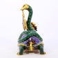 An exquisite cloisonne auspicious animal ornament