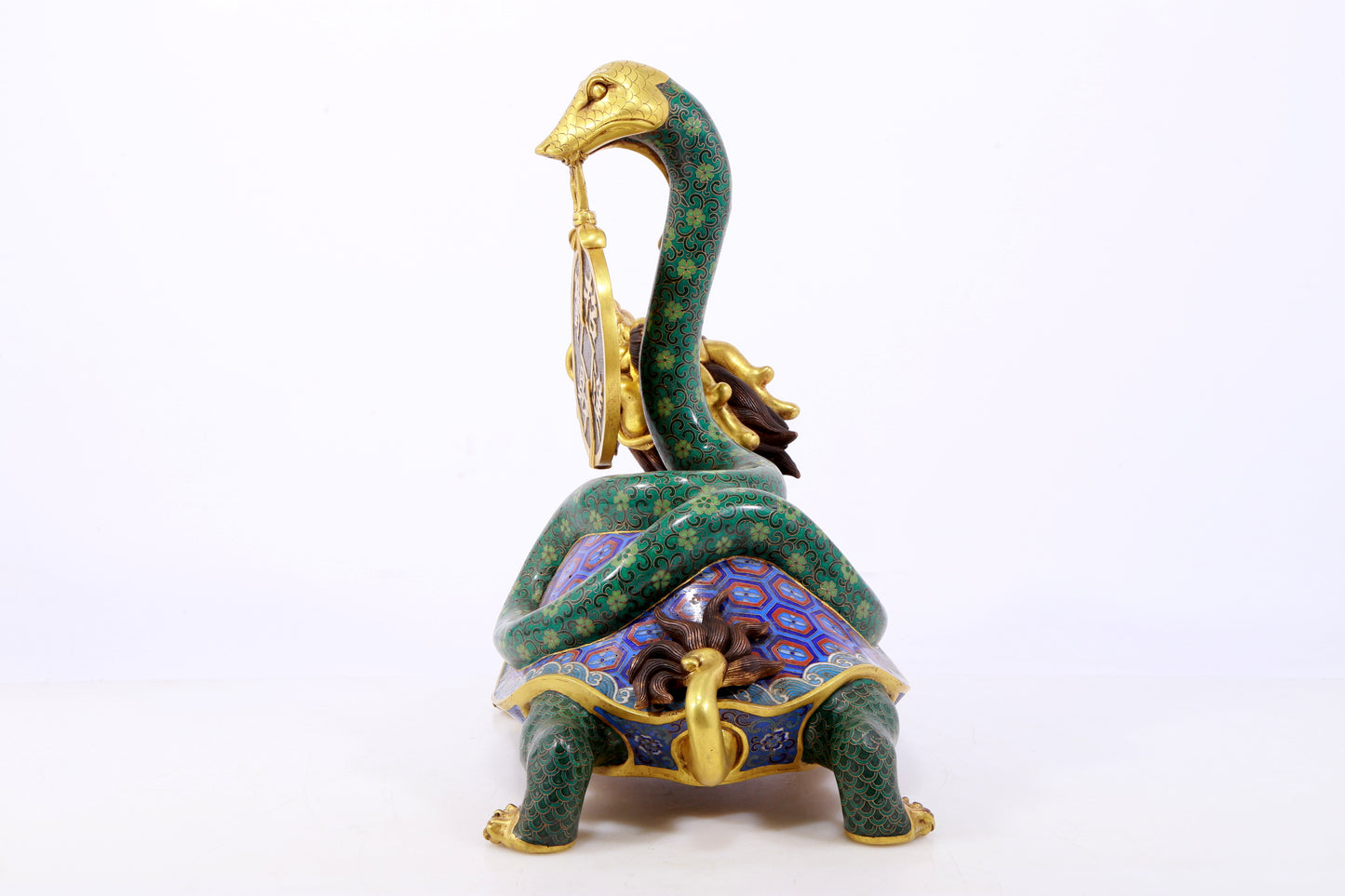 An exquisite cloisonne auspicious animal ornament