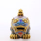 An exquisite cloisonné beast-shaped box