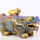 An exquisite cloisonné beast-shaped box