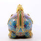 An exquisite cloisonné beast-shaped box