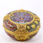 An exquisite cloisonne 'flower and dragon' pattern box