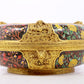 An exquisite cloisonne 'flower and dragon' pattern box