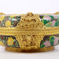 An exquisite cloisonne 'flower and dragon' pattern box