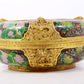 An exquisite cloisonne 'flower and dragon' pattern box