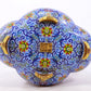 An exquisite cloisonne tangled lotus pattern elephant ear censer