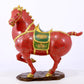 An exquisite cloisonné horse ornament