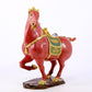 An exquisite cloisonné horse ornament