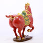 An exquisite cloisonné horse ornament