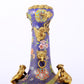 An exquisite cloisonné vase with 'flowers and auspicious animals' patterns