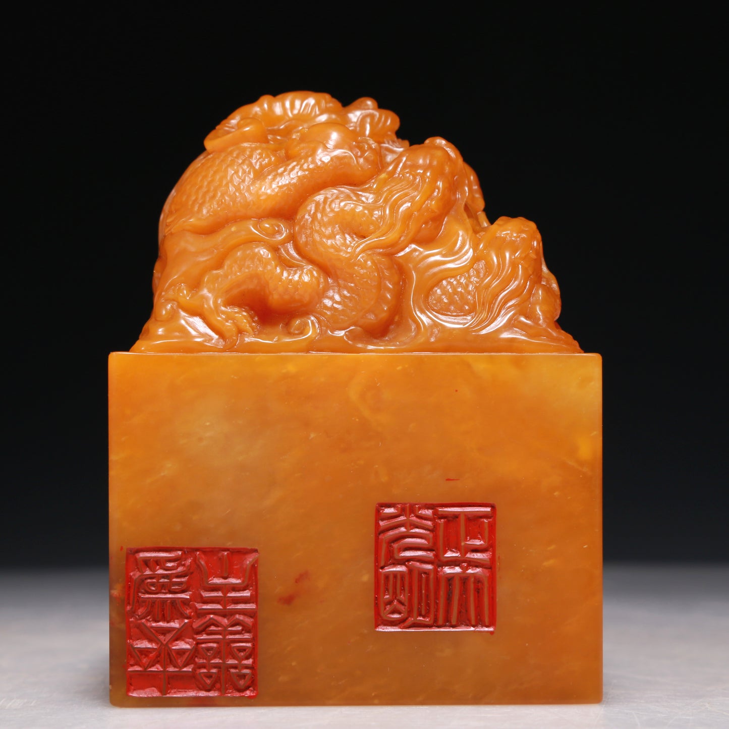 A Precious Tianhuang Stone 'Dragon' Seal