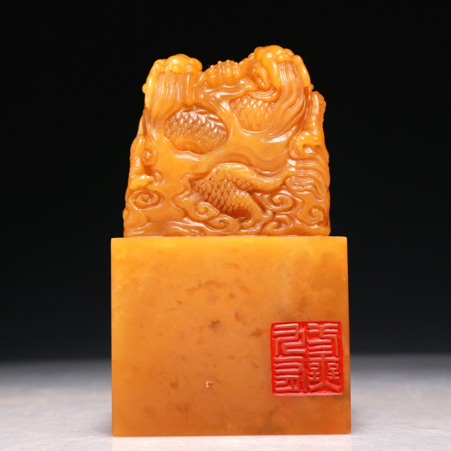 A Precious Tianhuang Stone 'Dragon' Seal