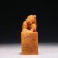 A Precious Tianhuang Stone 'Lion' Seal With A Zitanwood Box