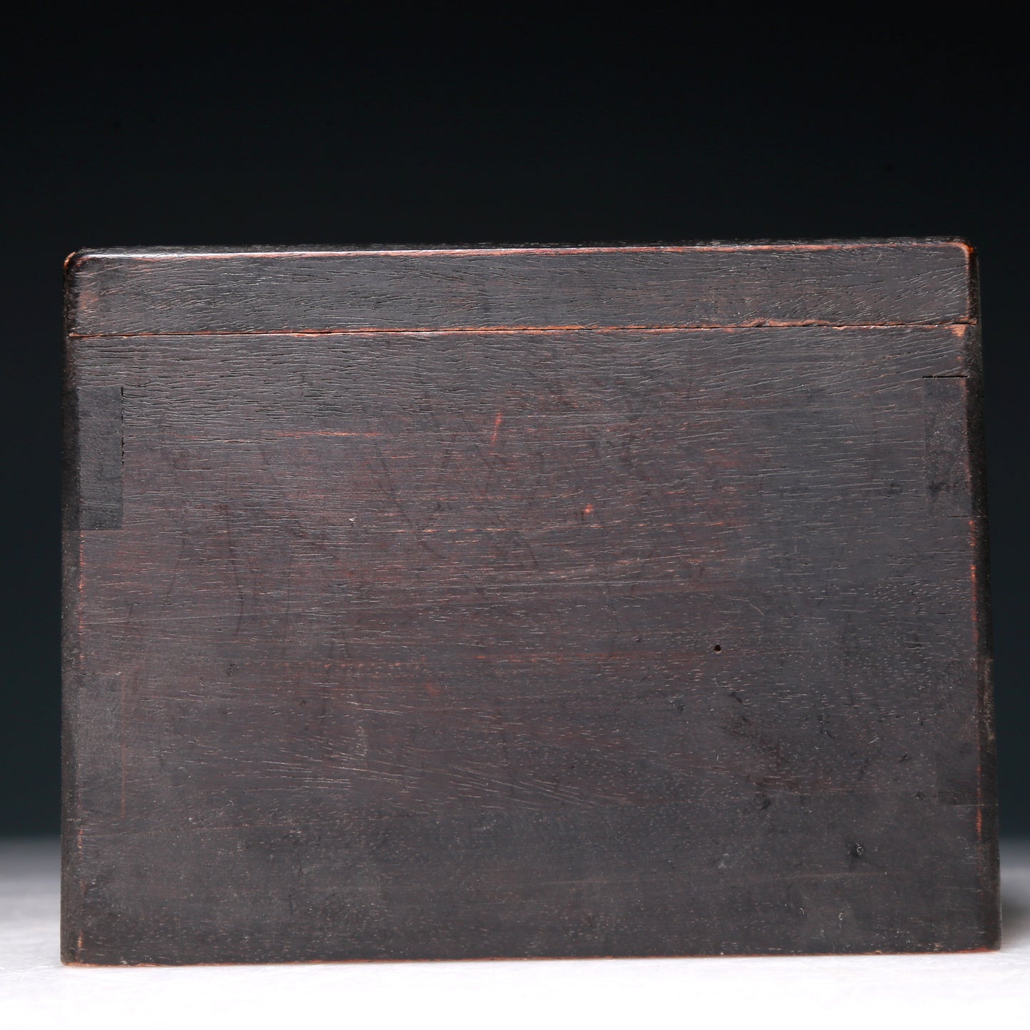 A Precious Soapstone Painted 'Arhat' Seal With A Zitanwood Box