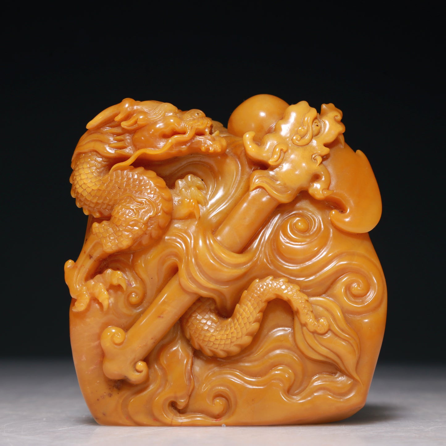 An Exquisite Tianhuang Stone 'Dragon' Seal