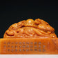 An Exquisite Tianhuang Stone 'Dragon' Seal With Poem Inscriptions