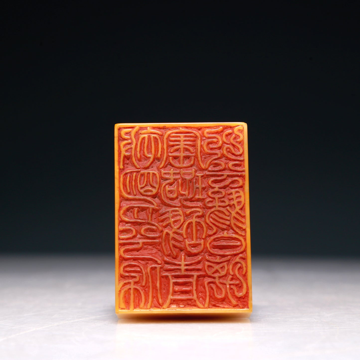 An Exquisite Tianhuang Stone 'Kylin' Seal With A Zitanwood Box