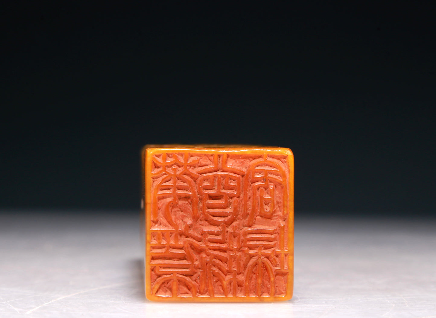 An Exquisite Tianhuang Stone 'Flower& Figure' Seal With Poem Inscriptions