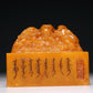 An Exquisite Tianhuang Stone 'Dragon' Seal With Inscriptions