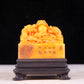 An exquisite Tianhuang stone auspicious cloud and dragon pattern seal