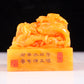 An exquisite Tianhuang stone auspicious cloud and dragon pattern seal