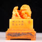 An exquisite Tianhuang stone lion seal