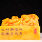 Two exquisite Tianhuang stone seals with auspicious clouds and dragon patterns