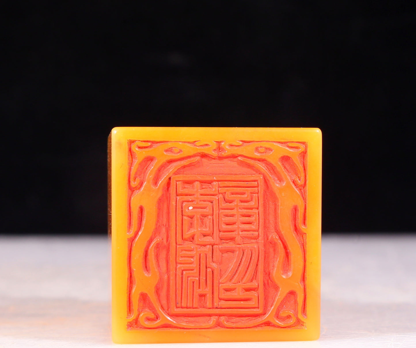 An exquisite Tianhuang stone auspicious animal seal