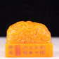 An exquisite Tianhuang stone seal with auspicious clouds and dragon patterns