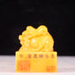 An exquisite Tianhuang stone lion seal