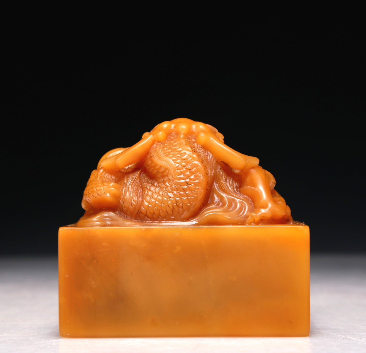 A Precious Tianhuang Stone 'Dragon' Seal