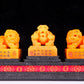 A set of exquisite Tianhuang stone auspicious animal seals