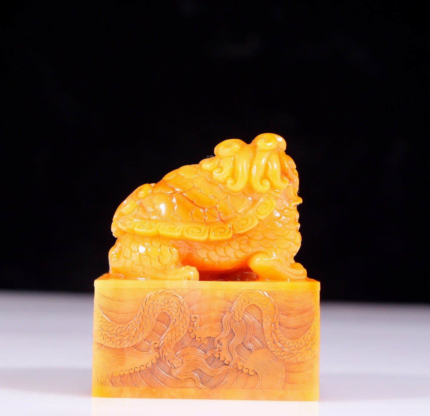 An exquisite Tianhuang stone auspicious animal seal