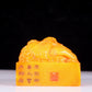 An exquisite Tianhuang stone seal with dragon and phoenix patterns