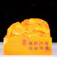 An exquisite Tianhuang stone seal with dragon and phoenix patterns