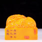 An exquisite Tianhuang stone seal with dragon and phoenix patterns